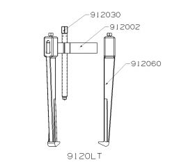 EXTRACTOR FORZA SERIE 9100T DE 3 PATAS